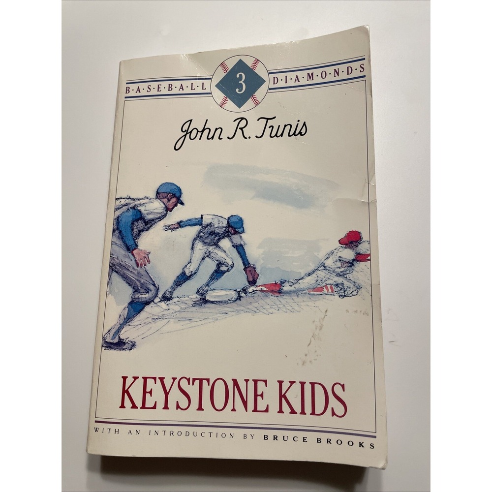 Keystone Kids Baseball Diamonds Series by Tunis, John R. Paperback Book 1987 Vtg